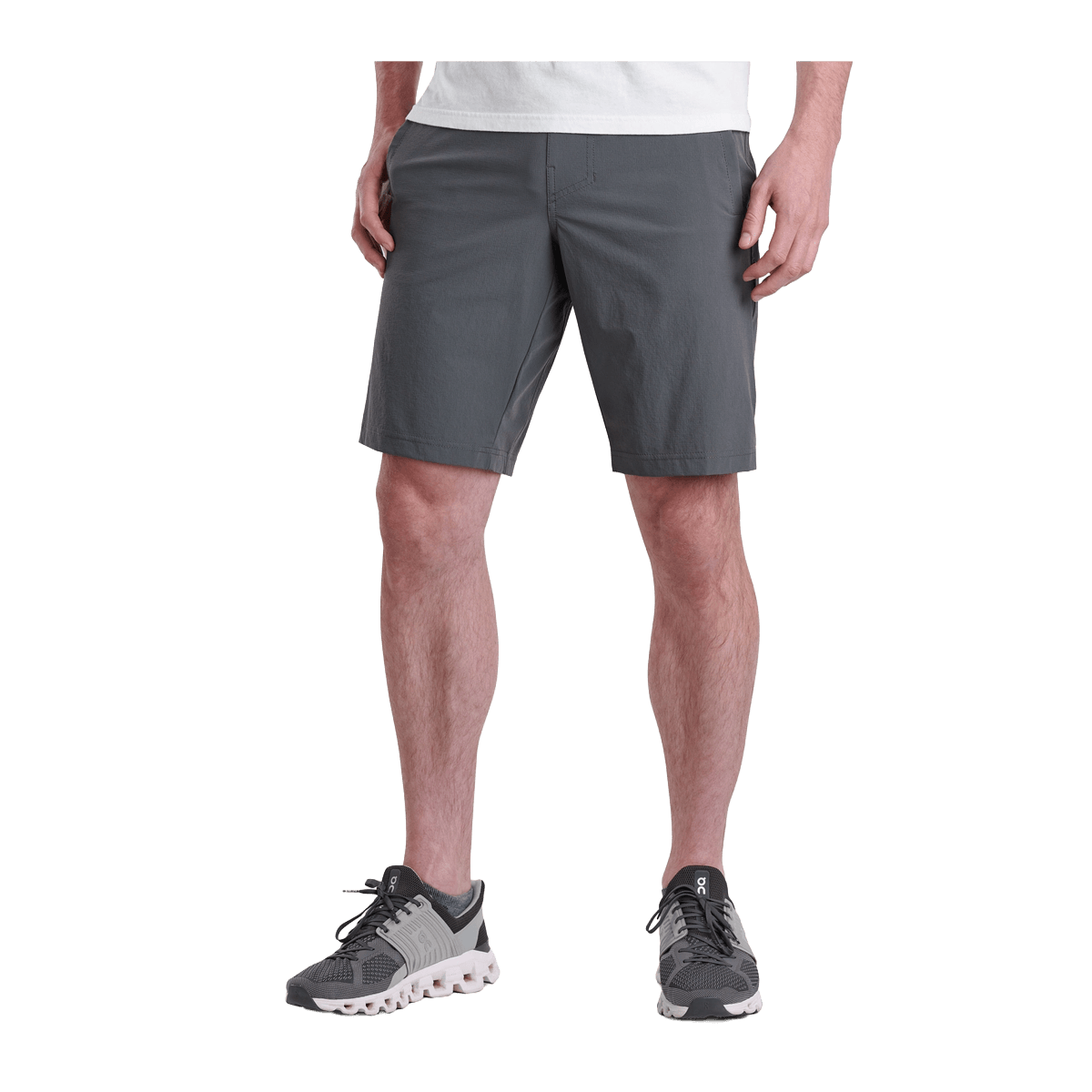 KUHL SUPPRESSOR SHORT 8 INCH - CARBON - FRONT VIEW