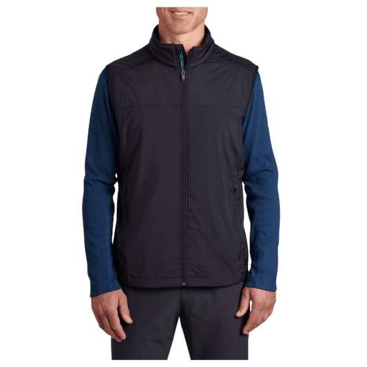 KUHL MEN'S THE ONE VEST AEROKNIT™ INSULATION- RAVEN - FRONT VIEW