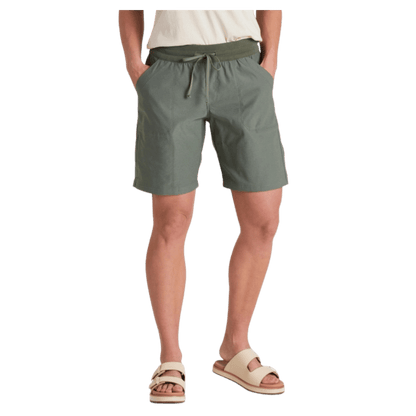 KUHL WOMEN'S TREKR PULL ON SHORT 8" W/ UPF 50+ - OLIVE - FRONT VIEW