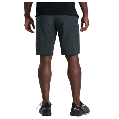 KUHL MEN'S ULTRA-LIGHTWEIGHT PERFORATED UPRISER SHORT 8" - ONYX - BACK VIEW WW