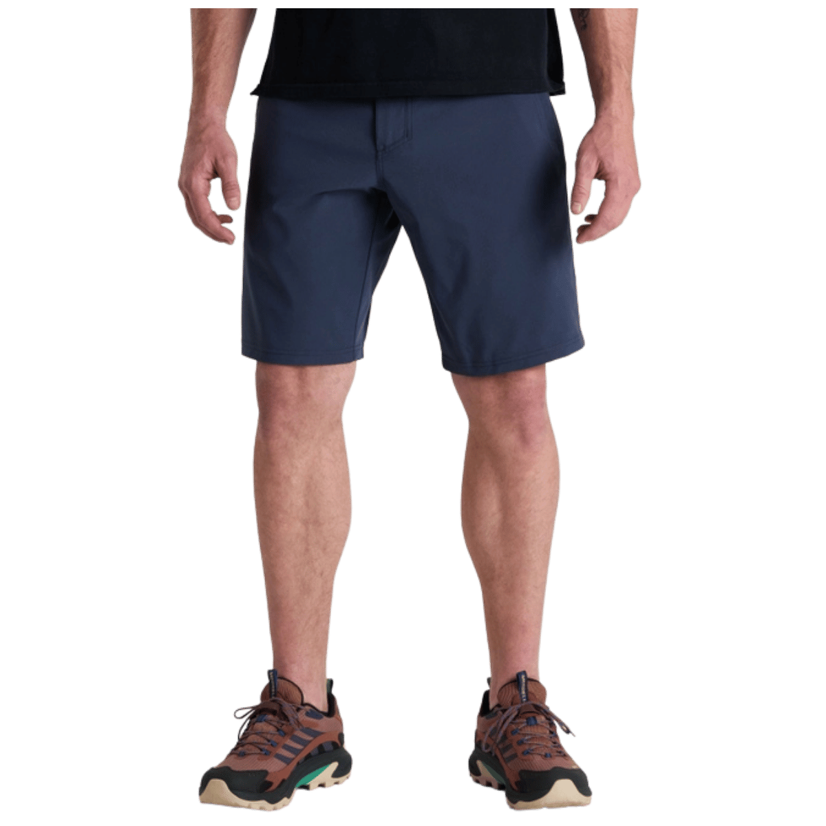 KUHL UPSHIFT SHORT 10" WITH BACK ZIPPERED POCKET - PIRATE BLUE_FRONT