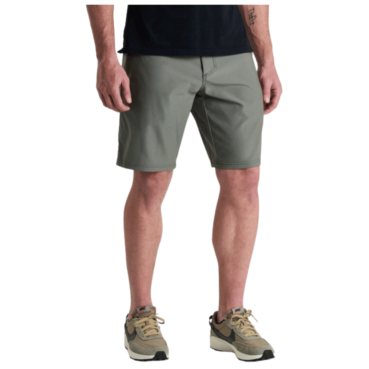 KUHL UPSHIFT SHORT 10" WITH ZIPPERED BACK POCKET - CANTEEN_FRONT