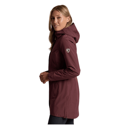 KUHL WOMEN'S STRETCH VOYAGR INSULATED COAT - RAISIN - SIDE VIEW
