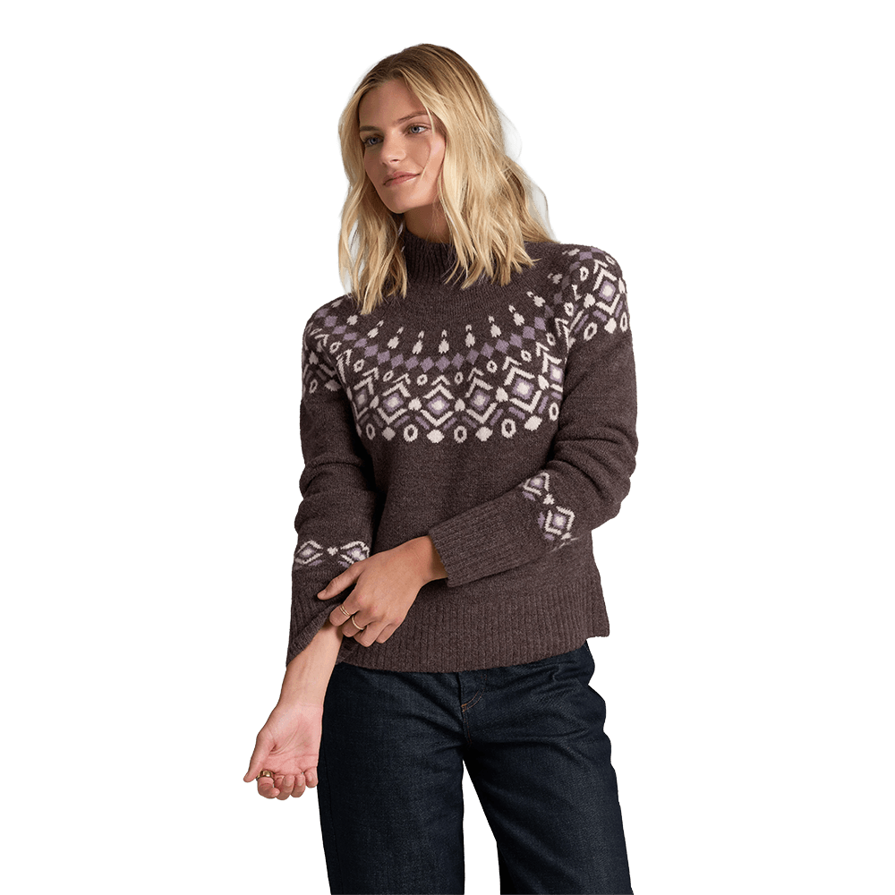 KUHL WOMEN'S ALPINA SWEATER- MULBERRY