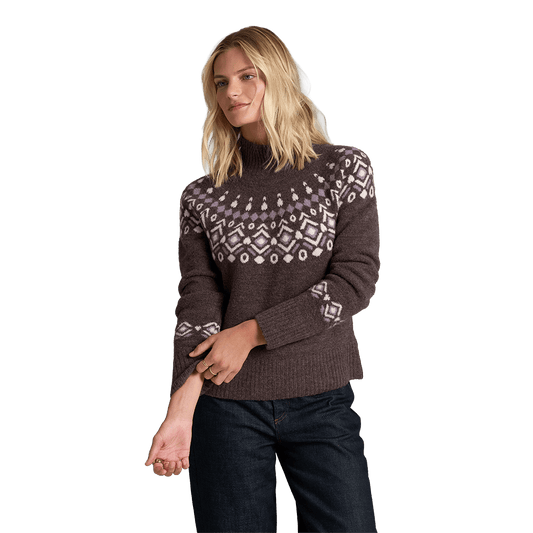 KUHL WOMEN'S ALPINA SWEATER- MULBERRY