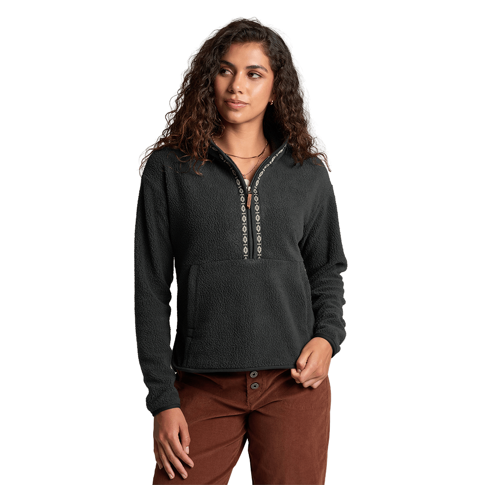 KUHL WOMEN'S HYGGE HALF ZIP- BLACK