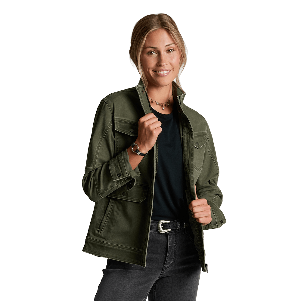 KUHL WOMEN'S KONTOUR FIELD JACKET- DARK MOSS