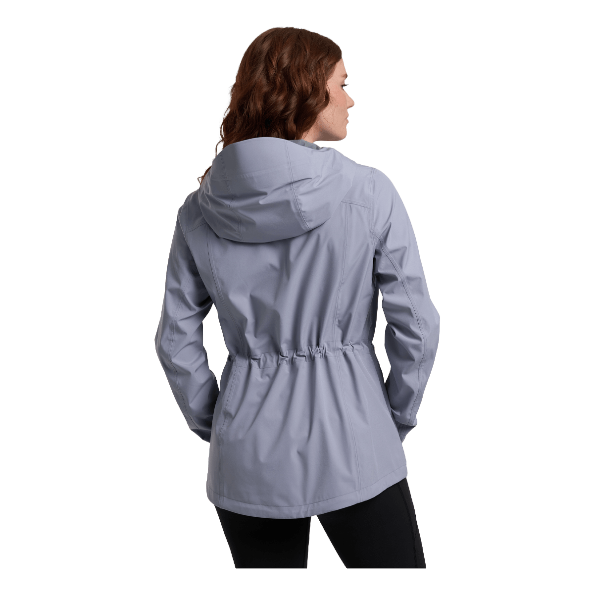 KUHL WOMEN'S STRETCH VOYAGR RAIN JACKET - VIOLET HAZE - BACK VIEW