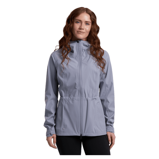 KUHL WOMEN'S STRETCH VOYAGR RAIN JACKET - VIOLET HAZE - FRONT VIEW