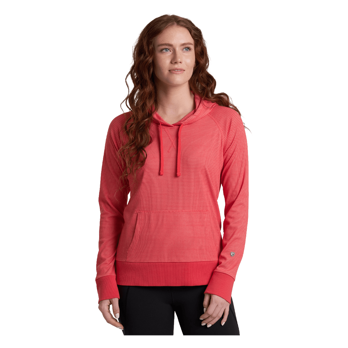 KUHL WOMEN'S STRIA PULLOVER HOODY - GRENADINE - FRONT VIEW