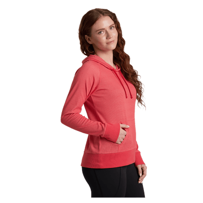 KUHL WOMEN'S STRIA PULLOVER HOODY - GRENADINE - SIDE VIEW