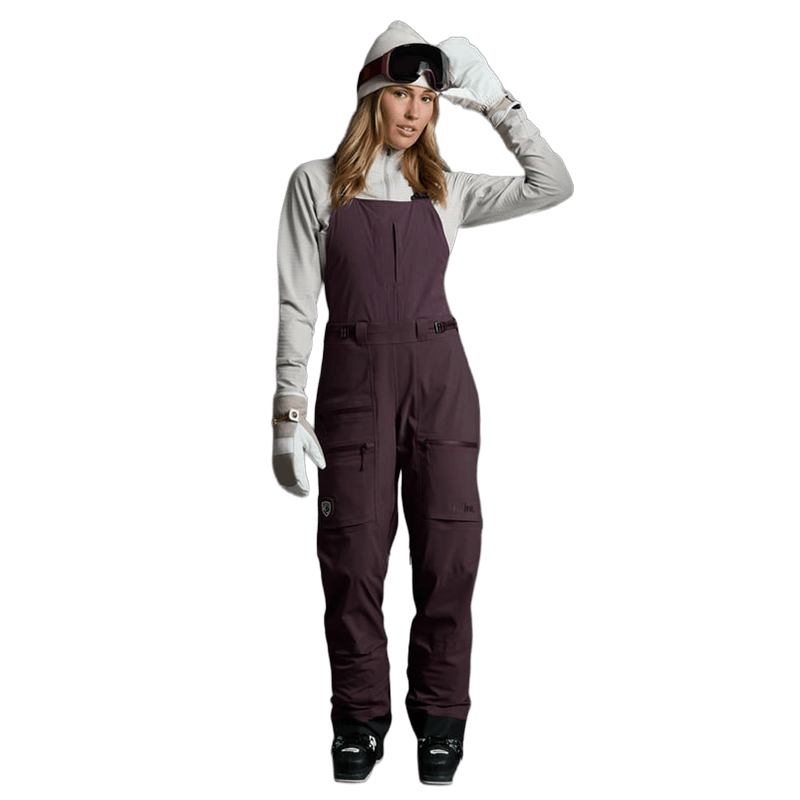 KUHL WOMEN'S THE DEFIANT BIB- WINTER BERRY