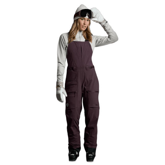 KUHL WOMEN'S THE DEFIANT BIB- WINTER BERRY