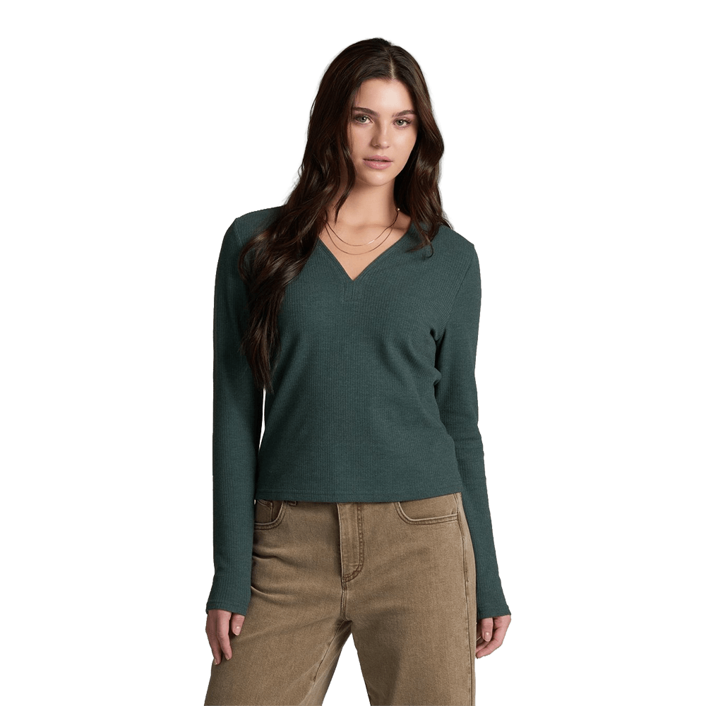 KUHL WOMEN'S VERONICA LONG SLEEVE- RAIN FOREST