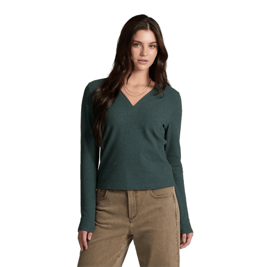 KUHL WOMEN'S VERONICA LONG SLEEVE- RAIN FOREST