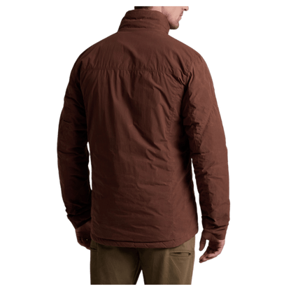 KUHL WYLDEFIRE WAX-COATED JACKET - RUSTIC BRICK - BACK VIEW