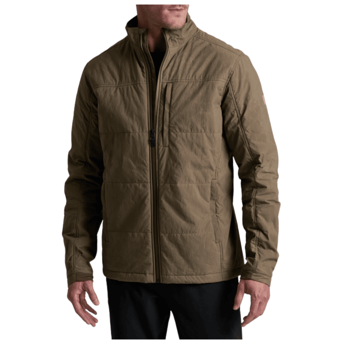 KUHL MEN'S WYLDERYDR JACKET WAX COATED - KANTEEN - FRONT VIEW WW