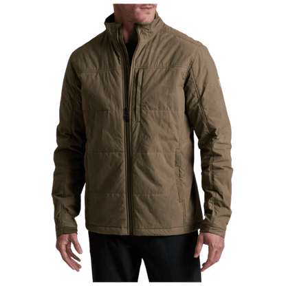 KUHL MEN'S WYLDERYDR JACKET WAX COATED - KANTEEN - FRONT VIEW WW