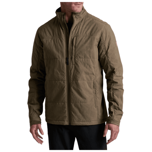 KUHL MEN'S WYLDERYDR JACKET WAX COATED - KANTEEN - FRONT VIEW WW