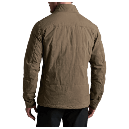 KUHL MEN'S WYLDERYDR JACKET WAX COATED - KANTEEN - BACK VIEW WW