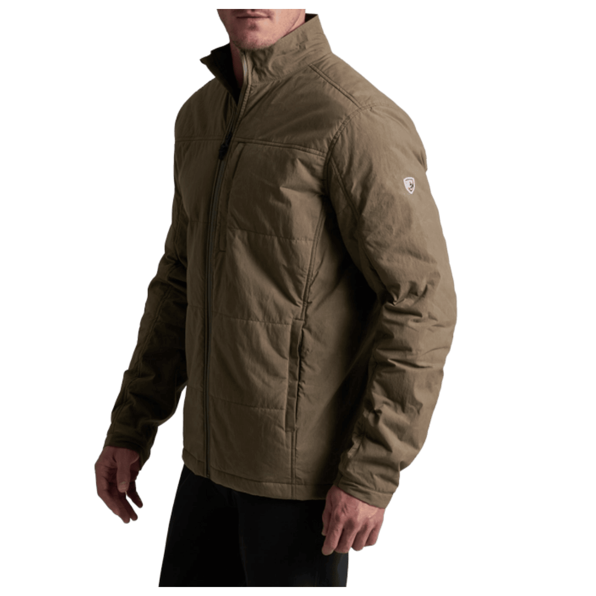 KUHL MEN'S WYLDERYDR JACKET WAX COATED - KANTEEN - SIDE VIEW WW