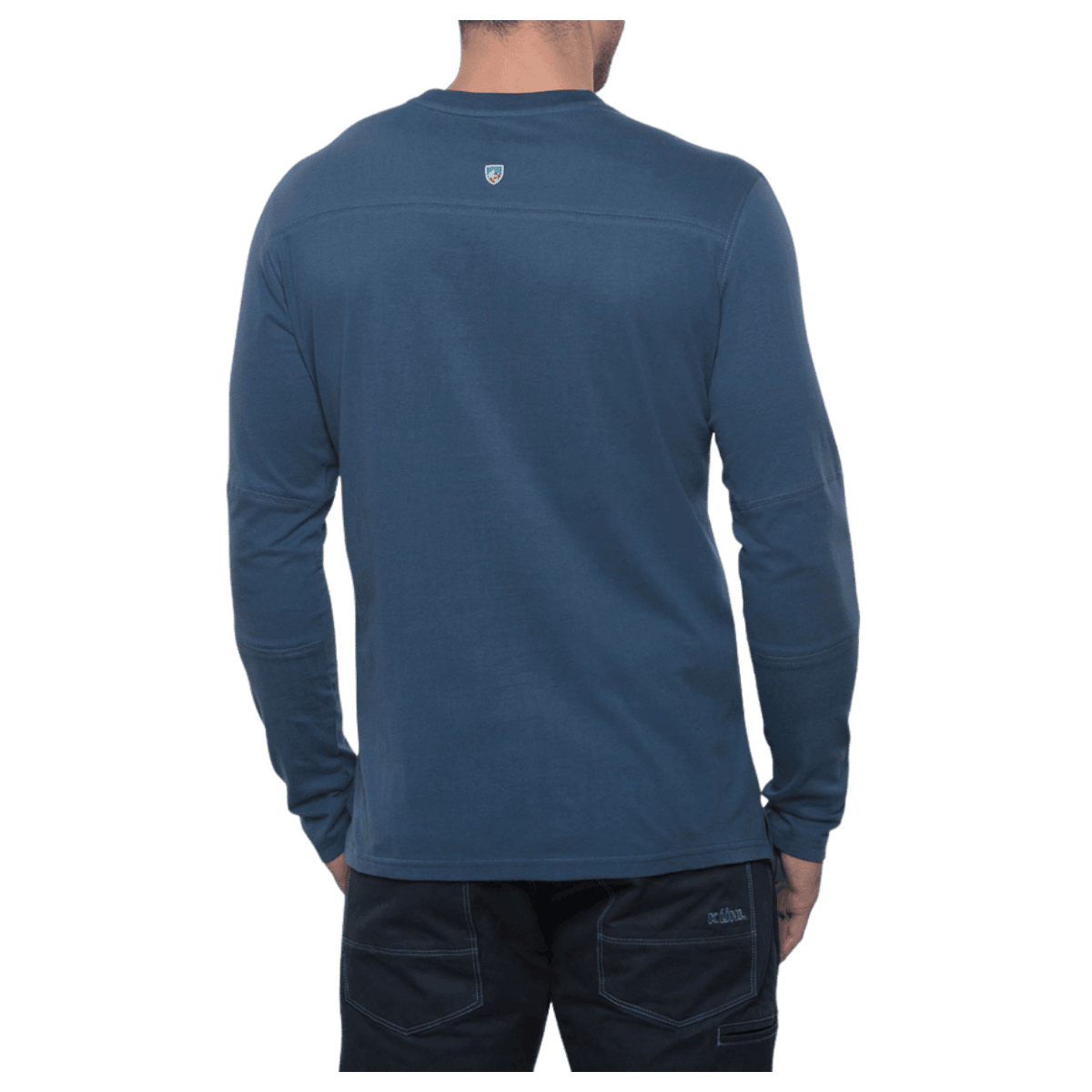 KUHL BRAVADO CREW NECK LONG SLEEVE - PIRATE BLUE - BACK