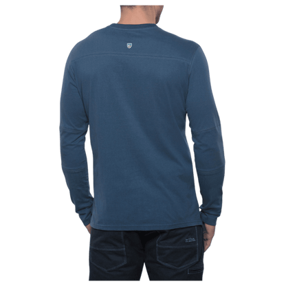 KUHL BRAVADO CREW NECK LONG SLEEVE - PIRATE BLUE - BACK