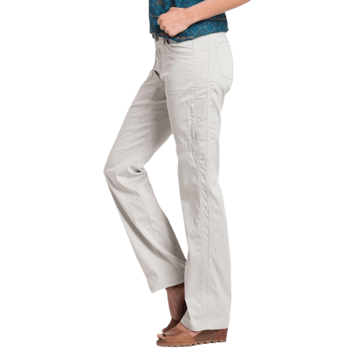 KUHL CABO WOMENS PANT - BIRCH_FRONT_SIDE ANGLE