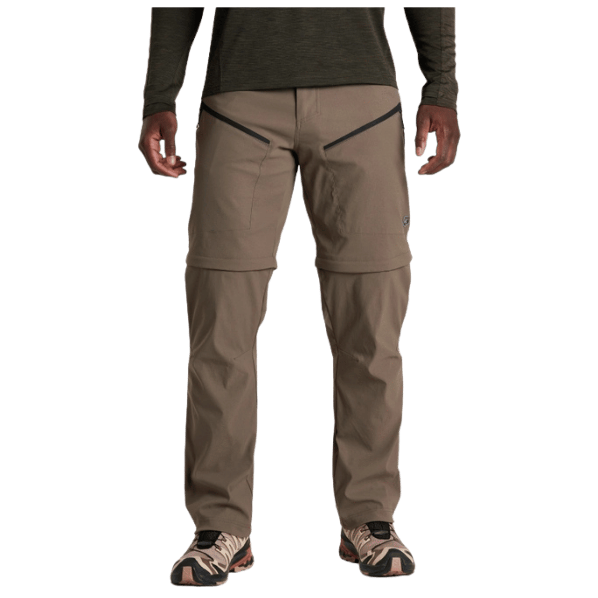 KUHL RENEGADE CONVERTIBLE PANTS - KHAKI_FRONT