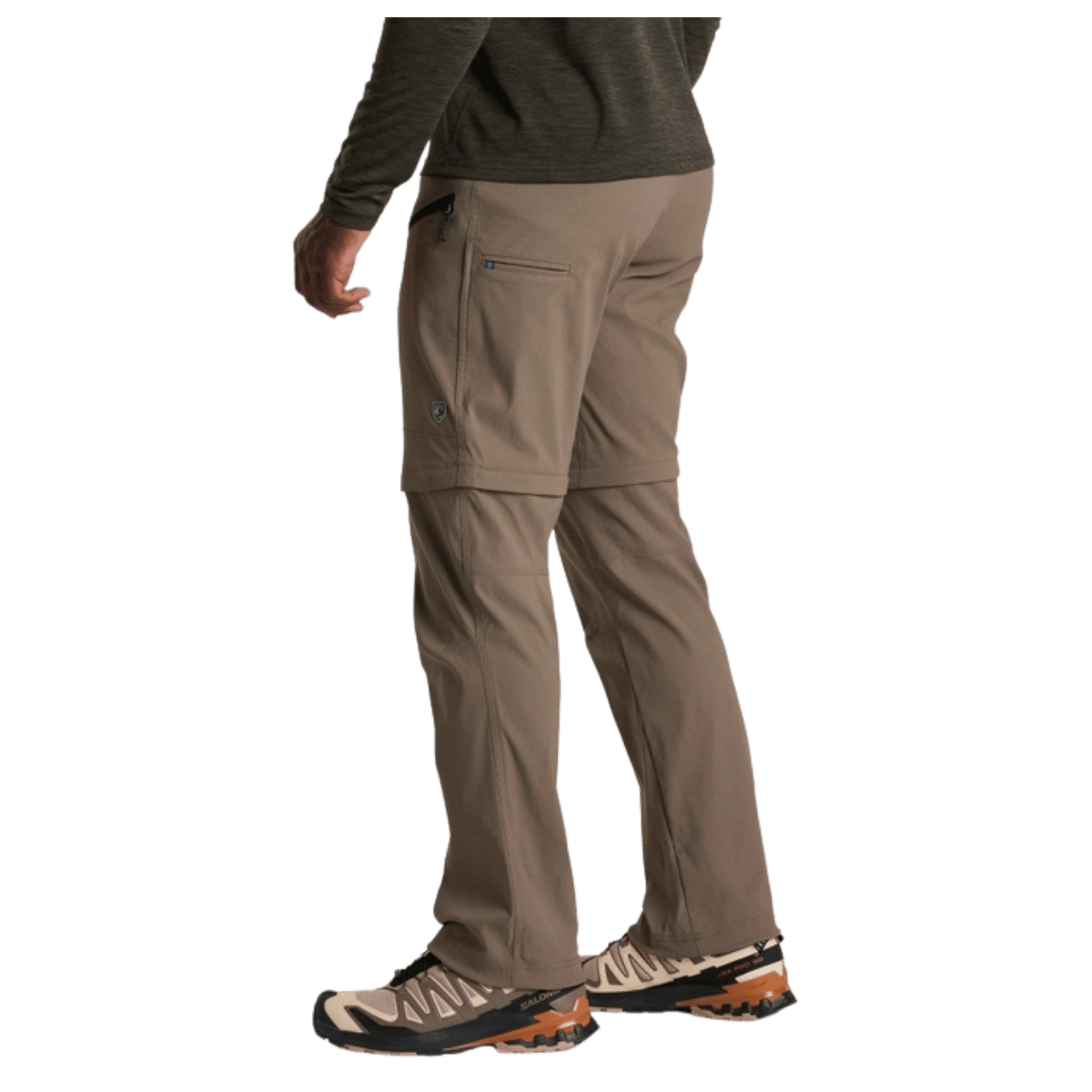 KUHL RENEGADE CONVERTIBLE PANTS - KHAKI_SIDE