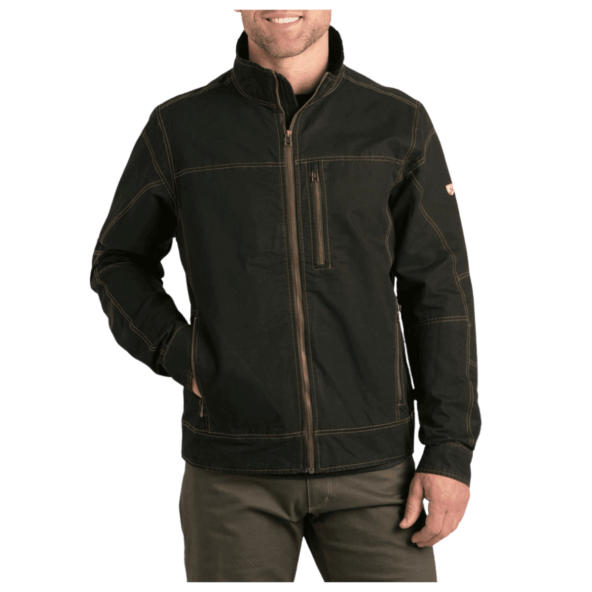 KUHL MEN'S BURR JACKET - ESPRESSO - FRONT