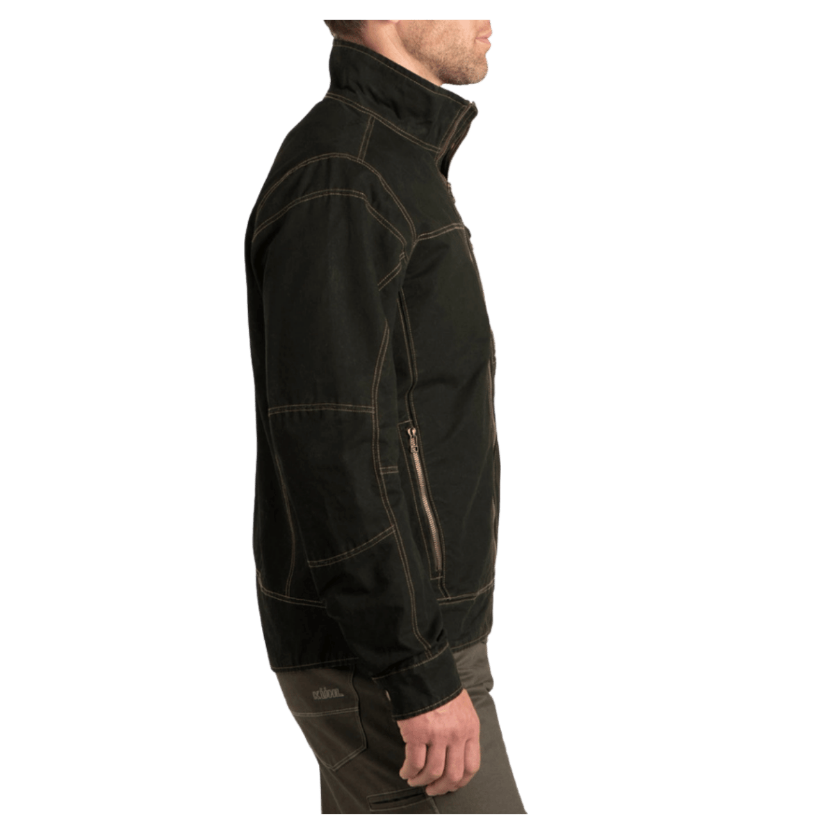 KUHL MEN'S BURR JACKET - ESPRESSO - SIDE