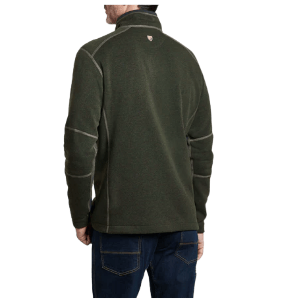 KUHL MEN'S REVEL 1/4 ZIP FLEECE - LODEN - BACK
