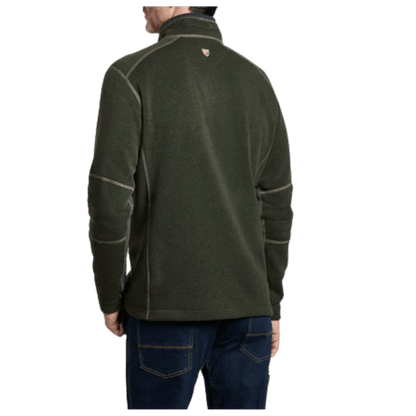 KUHL MEN'S REVEL 1/4 ZIP FLEECE - LODEN - BACK