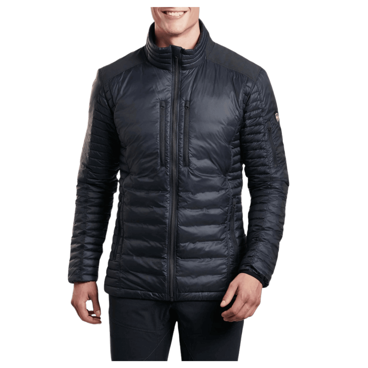 KUHL MEN'S SPYFIRE FLIGHT JACKET - BLACKOUT - FRONT