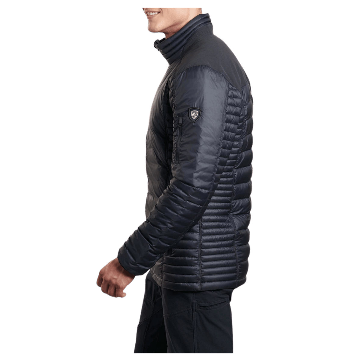 KUHL MEN'S SPYFIRE FLIGHT JACKET - BLACKOUT - SIDE