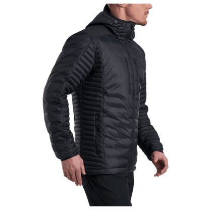 KUHL MEN'S SPYFIRE HOODY JACKET - BLACKOUT - SIDE