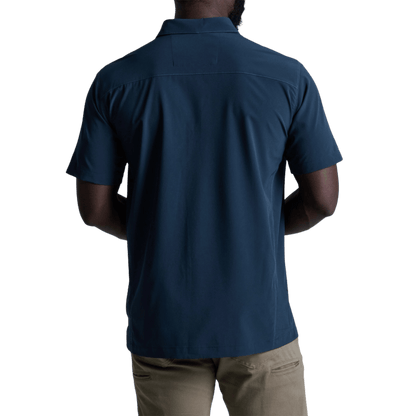 KUHL RENEGADE SHIRT - PIRATE BLUE_BACK ANGLE