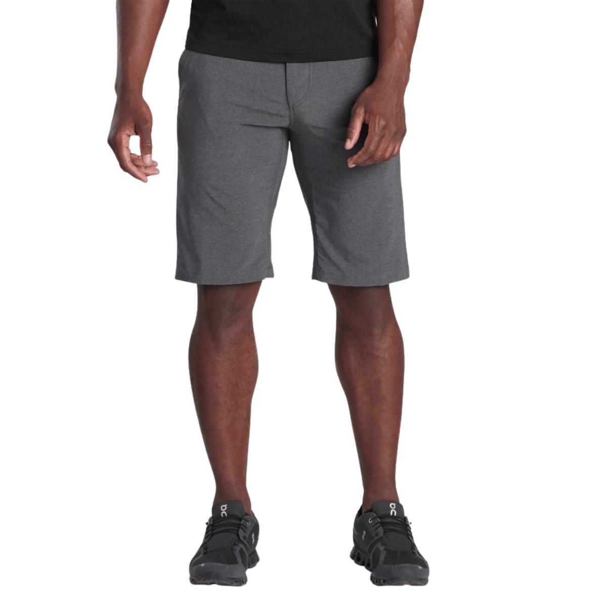 KUHL SHIFT AMPHIBIA SHORT 10"- CARBON_FRONT ANGLE