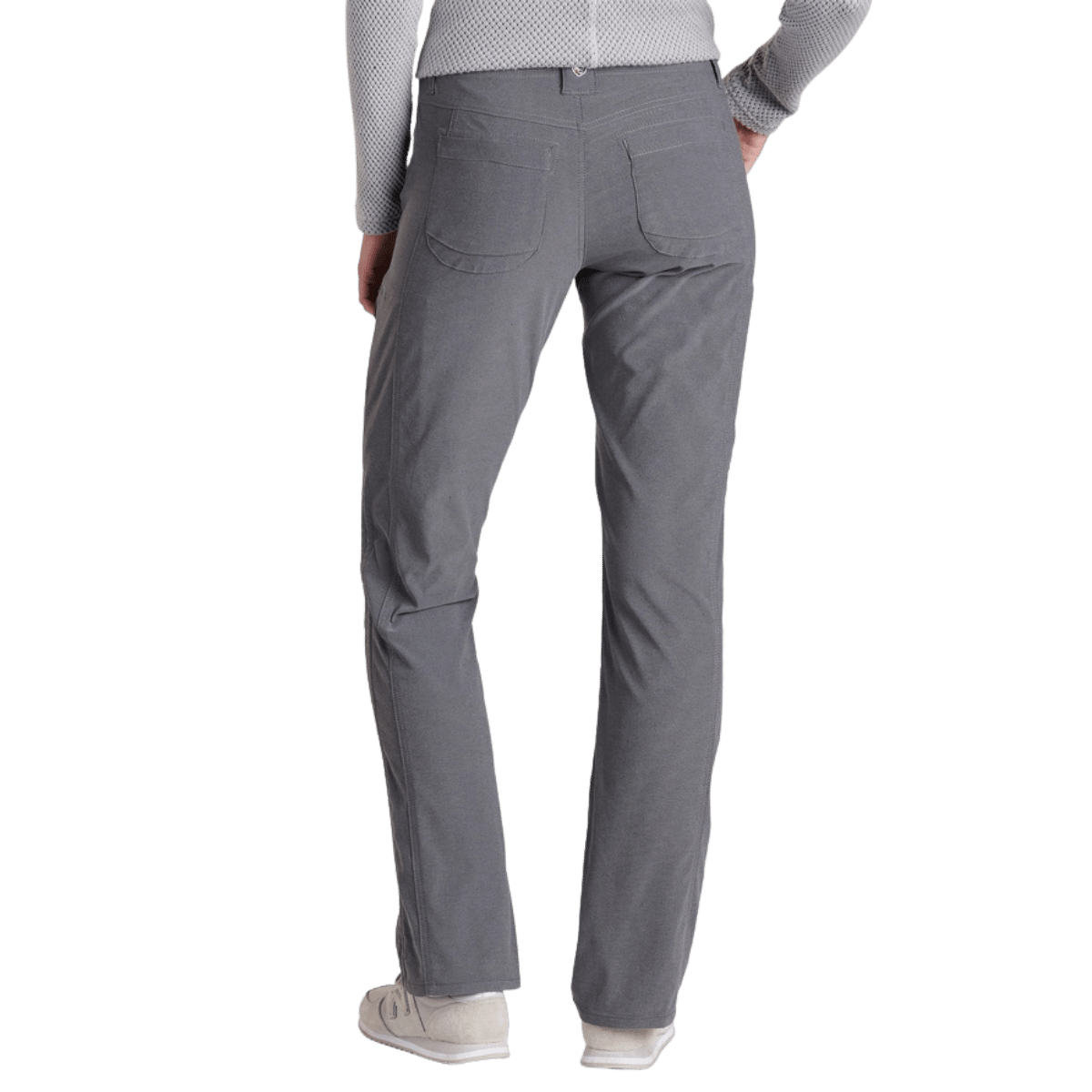 KUHL TREKR WOMEN'S WOVEN FABRIC PANTS 30" - CHARCOAL_BACK ANGLE