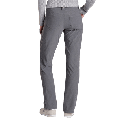 KUHL TREKR WOMEN'S WOVEN FABRIC PANTS 30" - CHARCOAL_BACK ANGLE