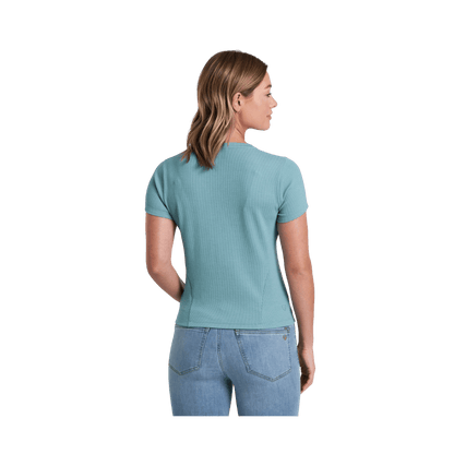 KUHL WOMEN'S REMI SHORT SLEEVE SHIRT - DEW - BACK VIEW