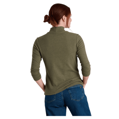KUHL VERONA RIBBED LONG SLEEVE - VINE - BACK VIEW