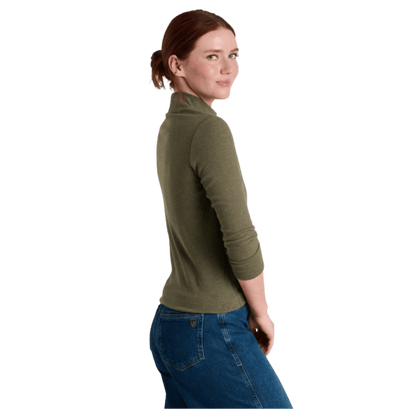 KUHL VERONA RIBBED LONG SLEEVE - VINE - SIDE VIEW