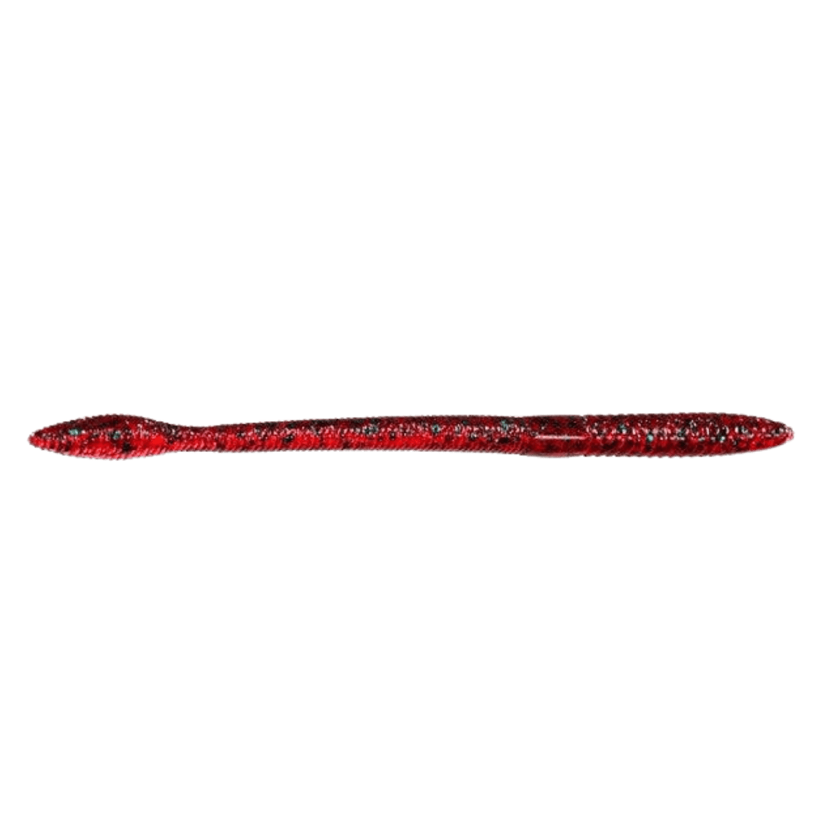STRIKE KING KVD FINESSE WORM 6.5 INCH - RED BUG