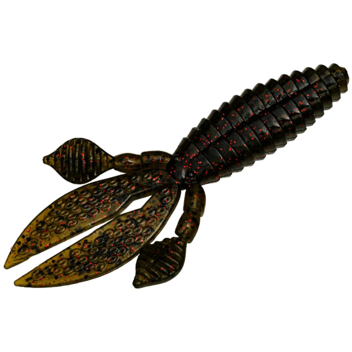 STRIKE KING KVD PERFECT PLASTICS RODENT WATERMELON RED 4 INCH