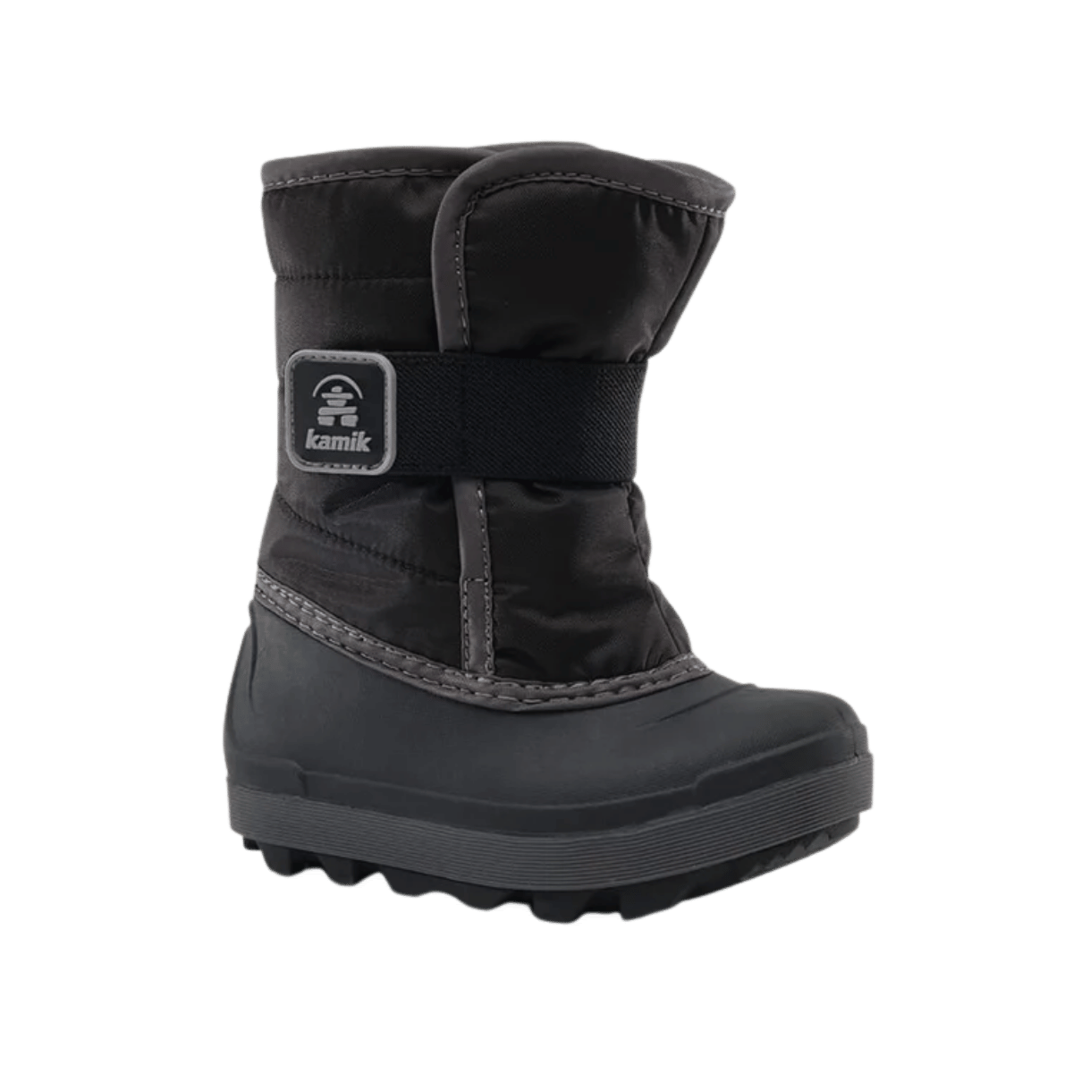 KAMIK SNOWBUG 7 TODDLER - BLACK - SIDE VIEW