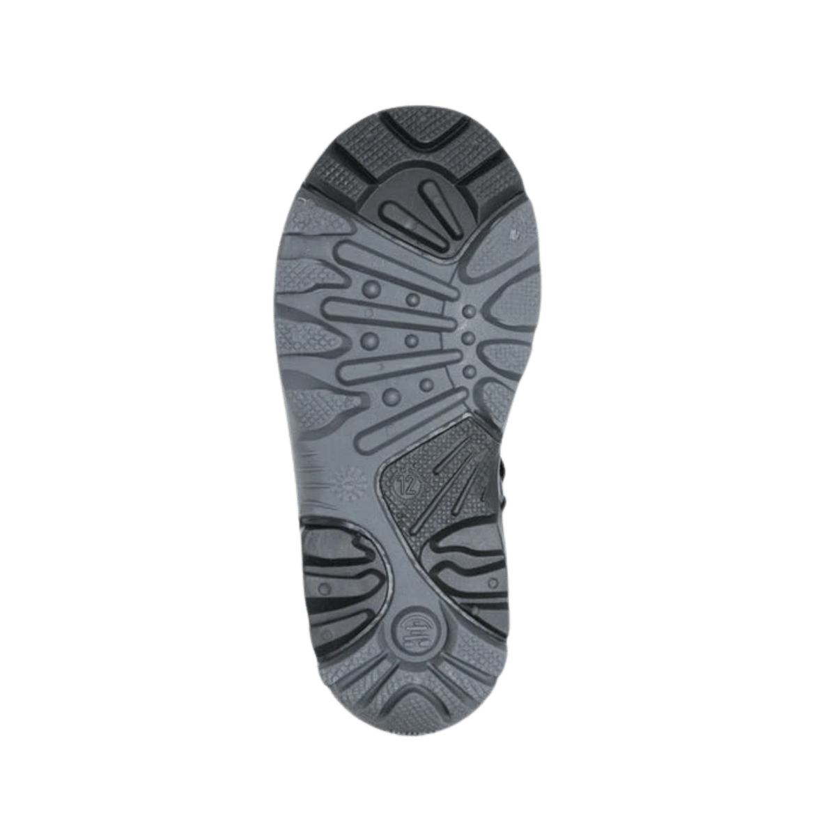 KAMIK Y ROCKET -40°F WATERPROOF BOOTS - BLACK - BOTTOM SOLE VIEW