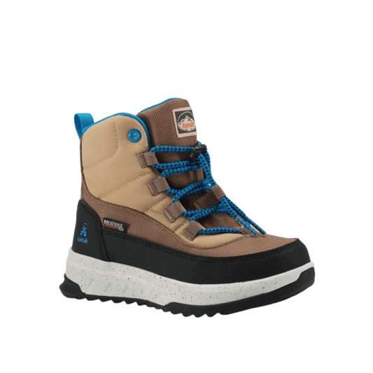 KAMIK Y STORMY MID 2 - TAN - FRONT ANGLED VIEW