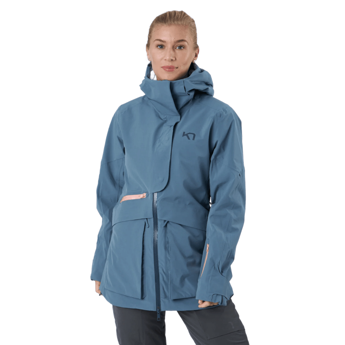 KARI TRAA WOMEN'S KAREN SKI JACKET - SAIL - FRONT VIEW